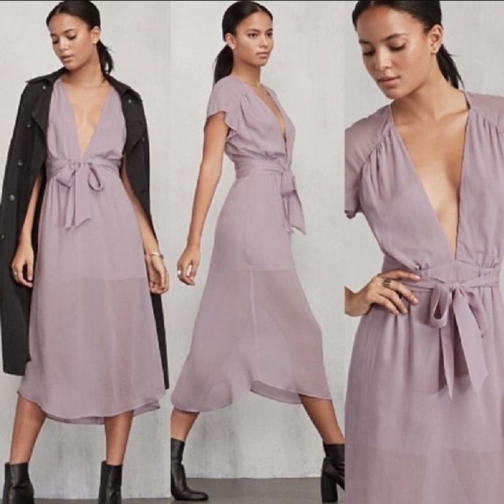 Reformation Thalia Dress in Hydrangea